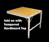 Add-on with Tempered Hardboard Top