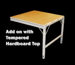 Add-on with Tempered Hardboard Top