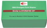 Staples for Bostitch H30-6 Hammer Stapler #STCR2619D 3/8